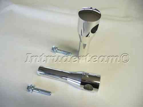 Riser ALU polished High 150mm undrilled 1 Zoll 12mm Mounting