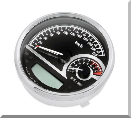Tachometer / Drehzahlmesser ANALOG 5 schwarz" Harley Davidson