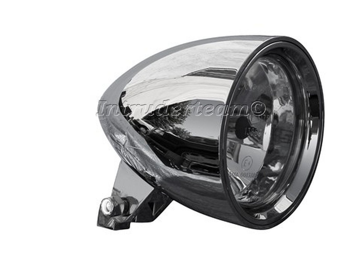 Main headlight Ø 4,5 inch Alu buttom mount diamond cut Reflector