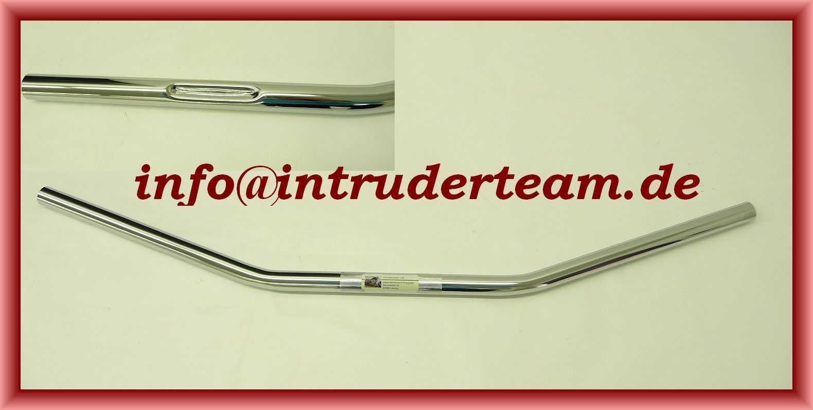 Handlebar Dragbar 92cm 1 Zoll chrom with dimples for Harley Davidson