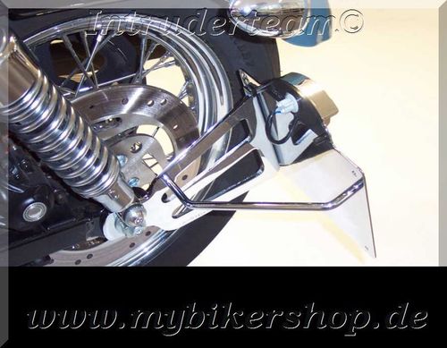 Side mount license plate holder for Harley Davidson Sportster / XL2