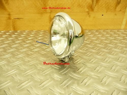 Scheinwerfer Headlight E-Geprüft Zusatzscheinwerfer chrom 123mm