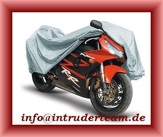 Abdeckplane Faltgarage Motorrad  INDOOR reißfest Gr. L (228 x 99 x 124 cm)