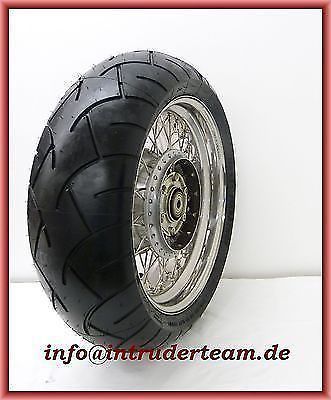 Complete Wheel Ssteel polished incl. 6.00x17 210 Tyre Intruder VS1400