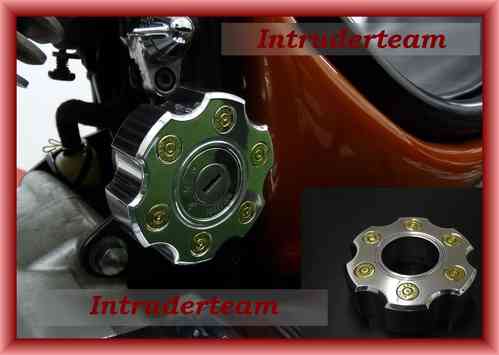 Alu Bullet ignition lock cover Polished Intruder VS1400