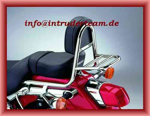 Sissy Bar with pillow and luggagerack Honda VT125 Shadow