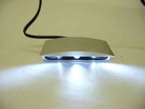 Kennzeichenbeleuchtung LED mit Alu Gehäuse E-Geprüft