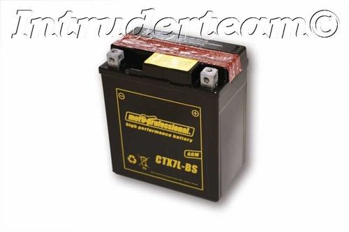 Moto Professional battery CTX 7L-BS, maintenance-free, incl. acid-package