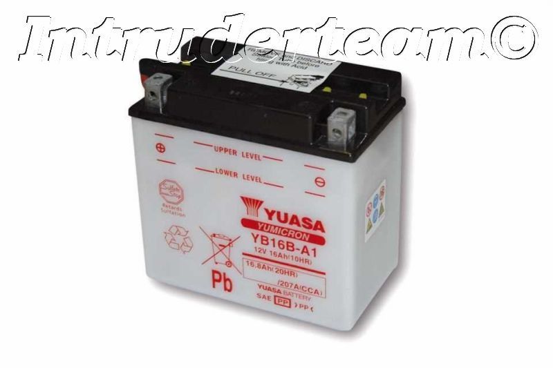 Formindske propel Sparsommelig YUASA battery YB 16B-A1 Suzuki Intruder VS750