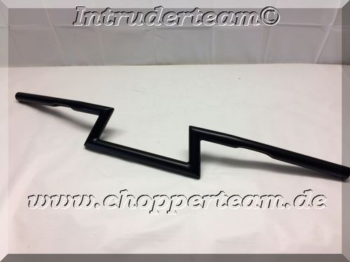 Handle Z Bar black W.850, High 110mm 1 inch dimples