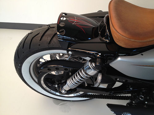 Rear fender "Bobber Short" Sportster XL 10-later (may also fit XL 04-later with ECM