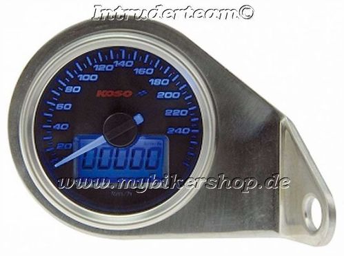 speedometer GP style D55, D 55/61mm with speed 0-260 km/h