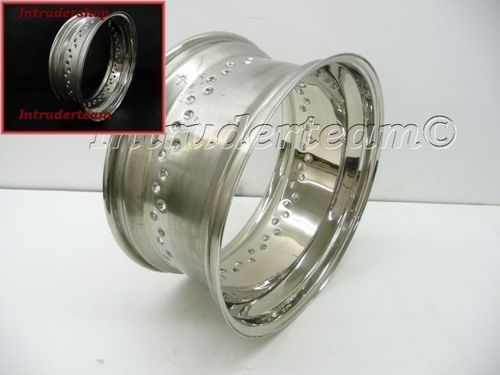 Rear Wheel Ssteel polished-chrom 18 inch VS1400, VS800, VS750, VS600, VL800, LS650