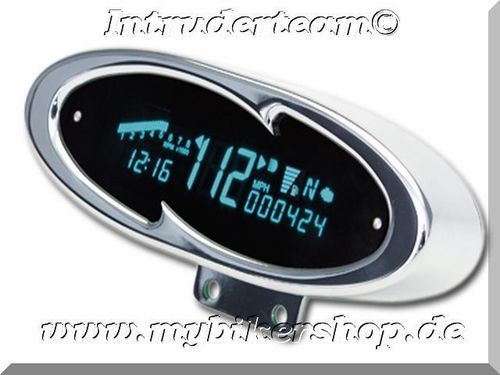 Mini Digital MCV 7000 Oval Tacho & Drehzahlmesser