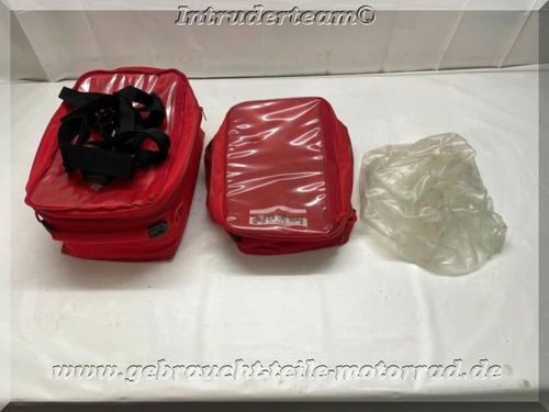 Tank Bag Magnet. Red with extra Bag and Rain cover.