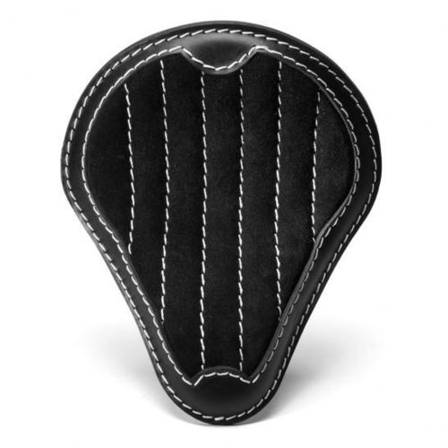Solo Seat " Samt gloss black" + Mounting Kit Harley Davidson Sportster 04-20 "4Fourth"