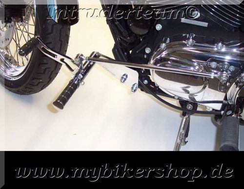 Fußrastenanlage 42 cm vorverlegt für Harley Davidson Sportster ab 2004